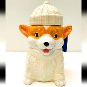 Corgi Winter Candle with lid new with tag!